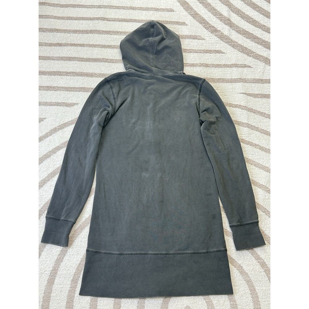 Y2k Vintage Gray Embroidered Full Zip Hoodie Gothic Grunge Women’s Size S - Picture 7 of 13